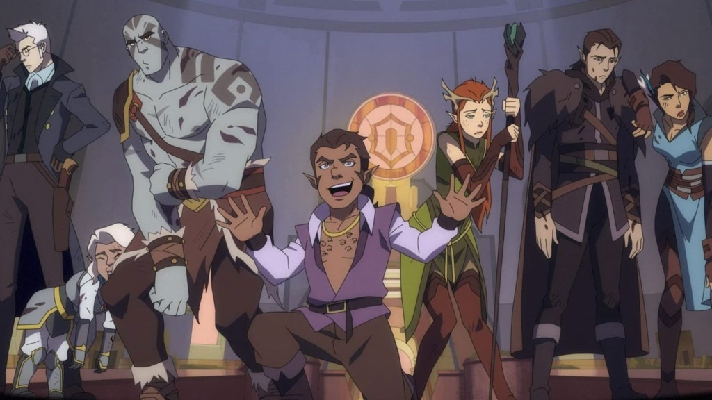 Cena da série A Lenda de Vox Machina, animação de fantasia do Prime Video baseada no Critical Role