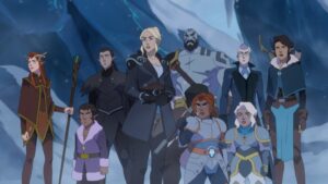 Arte oficial de A Lenda de Vox Machina no Prime Video, série que supera Os Anéis de Poder nas avaliações de crítica e público segundo agregadores