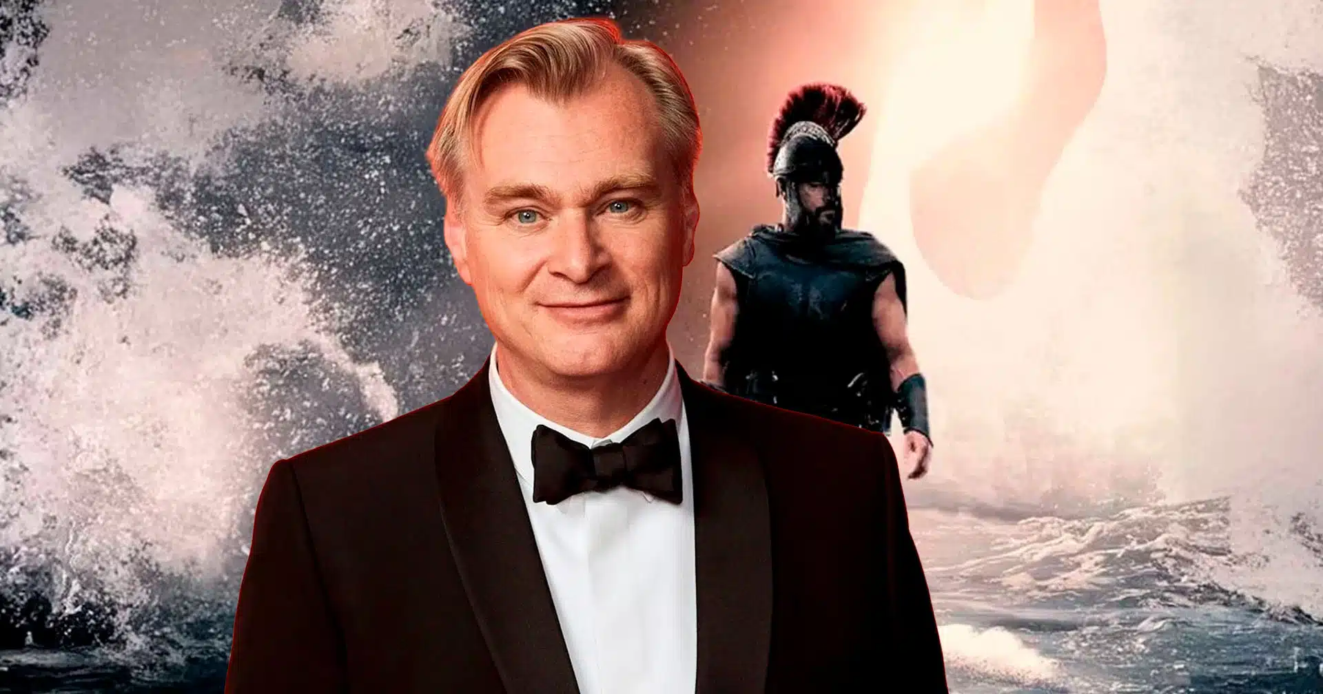 Christopher Nolan e o cartaz de A Odisseia, filme com maior pré-venda da AMC desde 2022