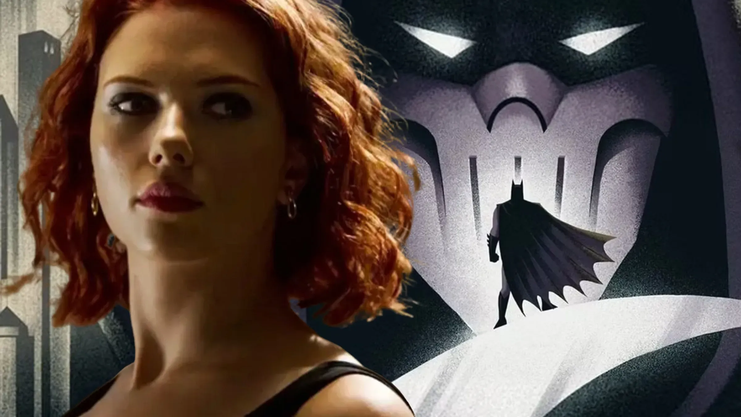 Scarlett Johansson como a vilã Phantasm em Batman: Parte II, personagem original não das HQs