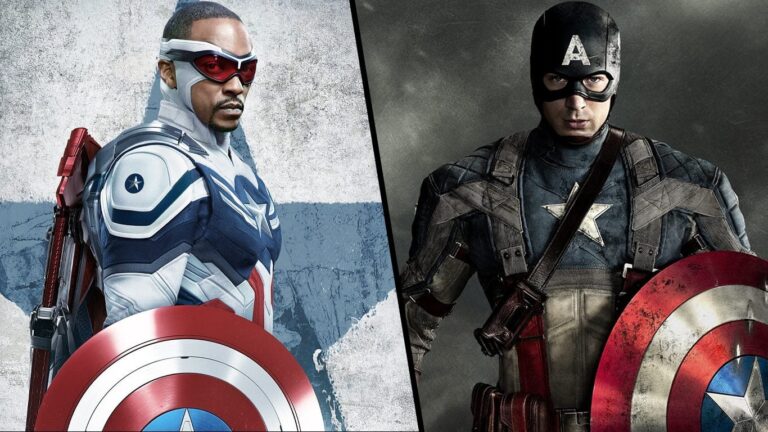 Sam Wilson como Capitão América em Vingadores: Doutor Destino