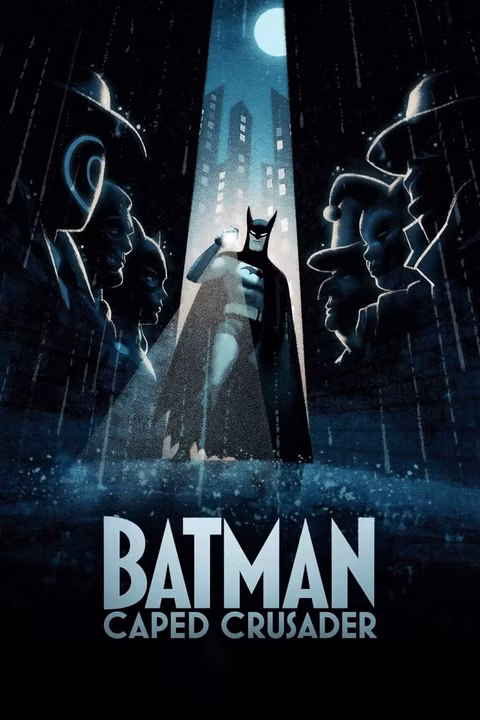 Joker sorriso risada primeira voz Batman Caped Crusader animado