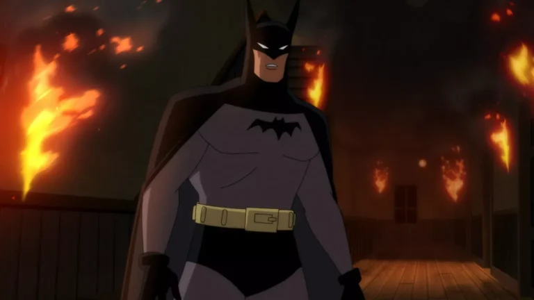 Batman em ação noturna em Gotham - série animada Caped Crusader temporada 2