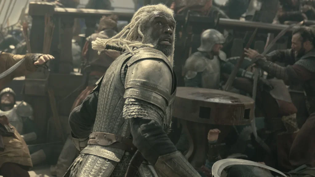 Corlys Velaryon morre na Batalha da Goela em A Casa do Dragão? O que o episódio 1 da 3ª temporada mostra Corlys Velaryon em cena de A Casa do Dragão