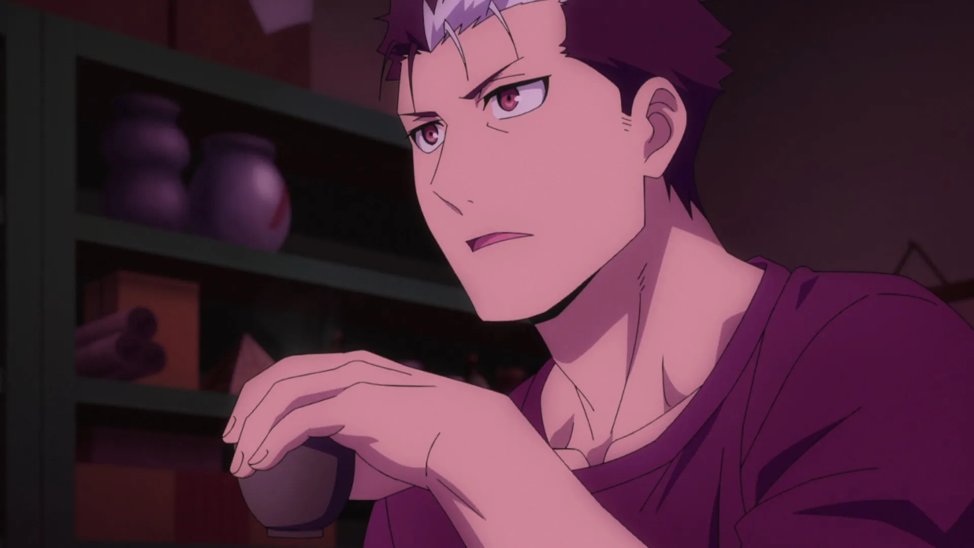 Cena do episódio 12 de Daemons of the Shadow Realm com Ivan Yosano em destaque