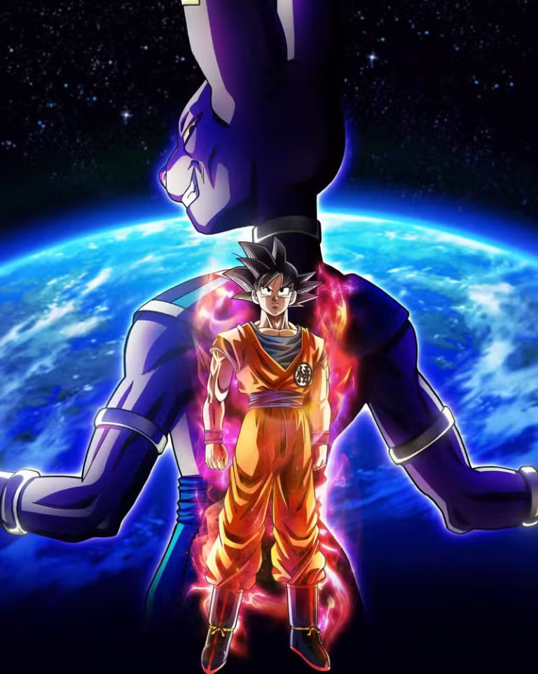 Beerus em Dragon Ball Super - Imagem promocional do anime