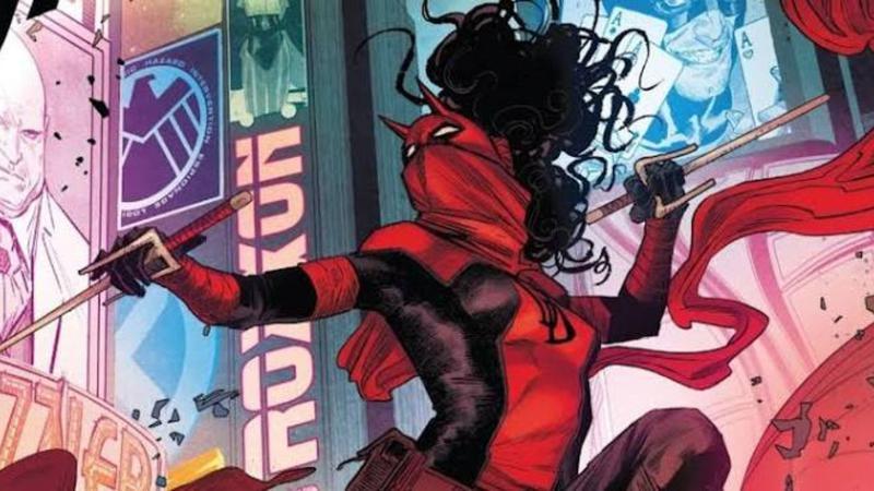 Elektra como Daredevil quadrinhos Marvel Comics