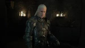Matt Smith como Daemon Targaryen em cena dramática de A Casa do Dragão S3E2