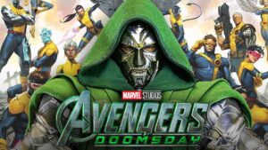 Franklin Richards e Doutor Destino em Vingadores: Doutor Destino, revelando mutantes no MCU