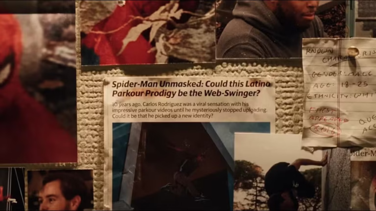 Homem-Aranha: um Novo Dia apresenta personagem obscuro dos X-Men e alimenta teorias sobre Jean Grey Carlos Rodriguez parkour recorte jornal Homem-Aranha Um Novo Dia