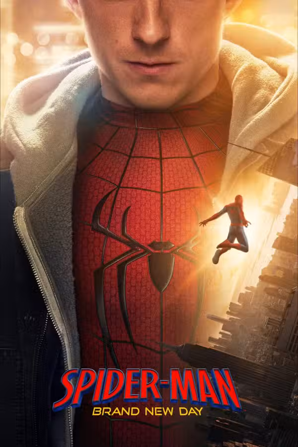 Homem-Aranha: Um Novo Dia — pôster oficial do filme da Marvel com o herói em destaque