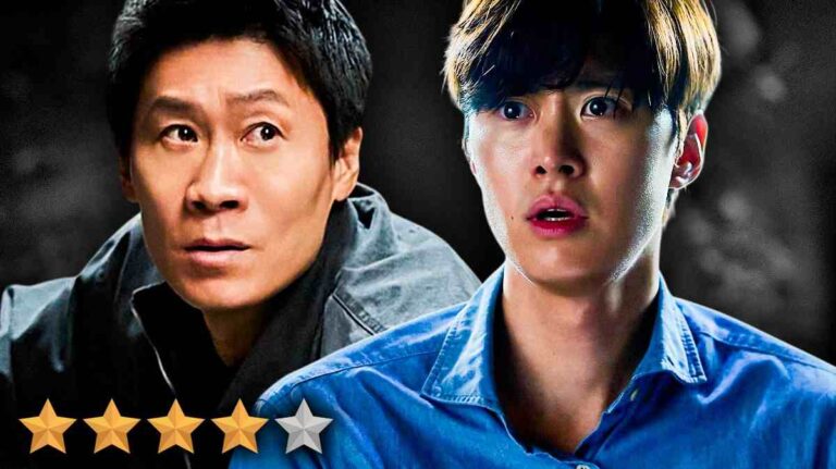 Choong-Sik e Min-Seok em cena do filme Husbands in Action, disponível na Netflix