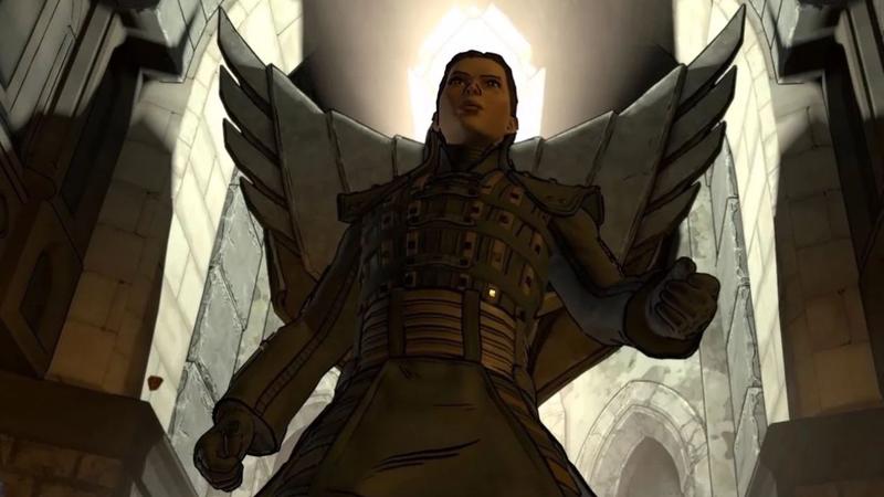 Lady Arkham standing tall in Batman: The Telltale Series.