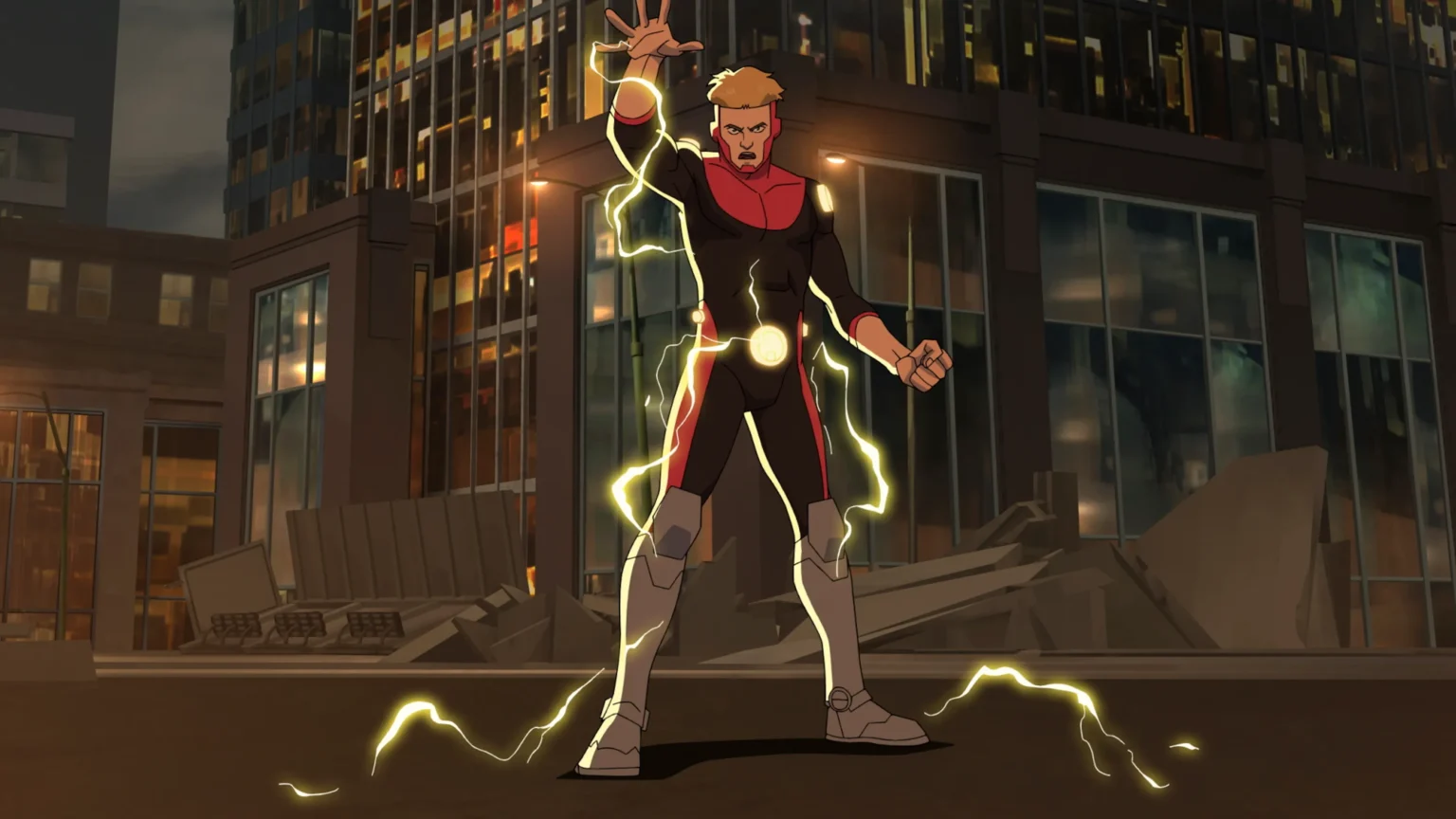 Powerplex em cena de ação da 3ª temporada de Invincible no Prime Video
