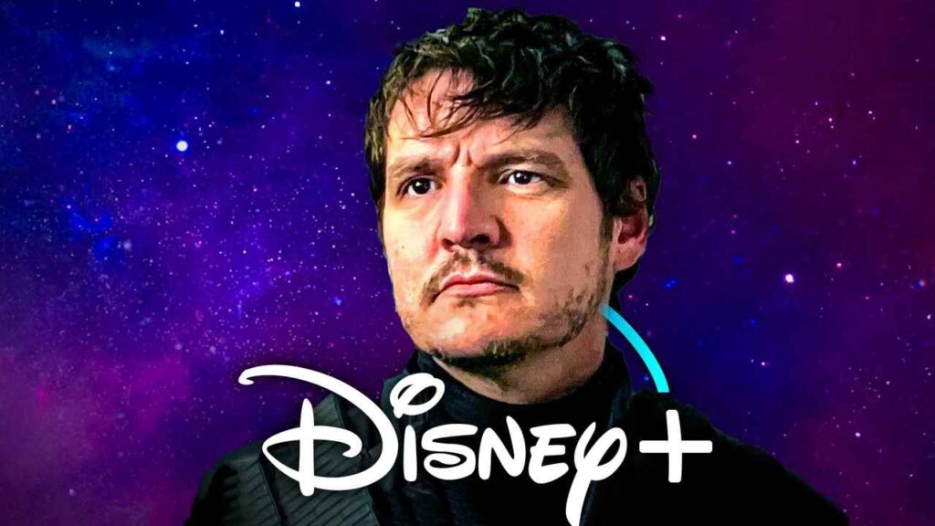 O Mandaloriano e Grogu em anúncio do Disney+