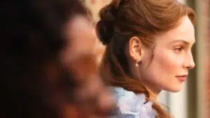 Francesca e Michaela em cena de Bridgerton quinta temporada