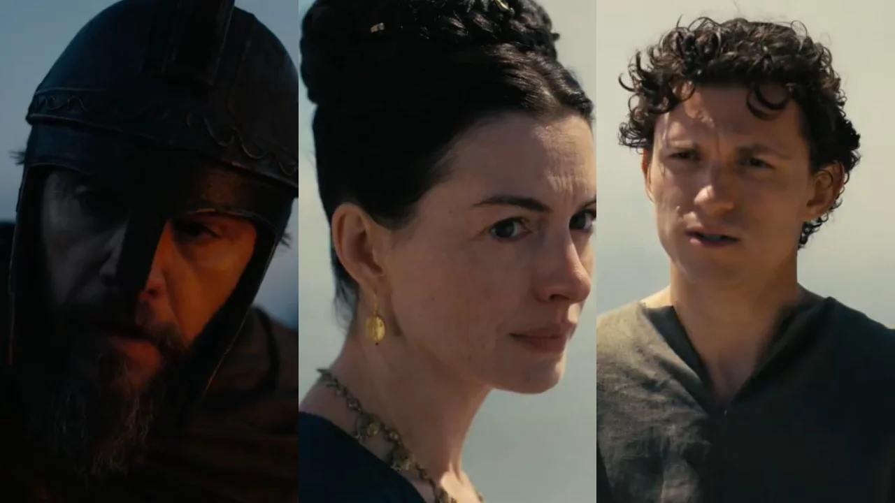 Elenco de A Odisseia com Matt Damon, Anne Hathaway, Tom Holland