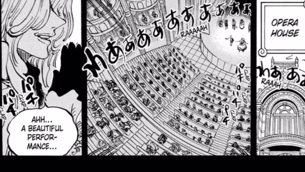 Destruição do Reino de Esperia em One Piece Capítulo 1185, revelando segredos sobre Brook