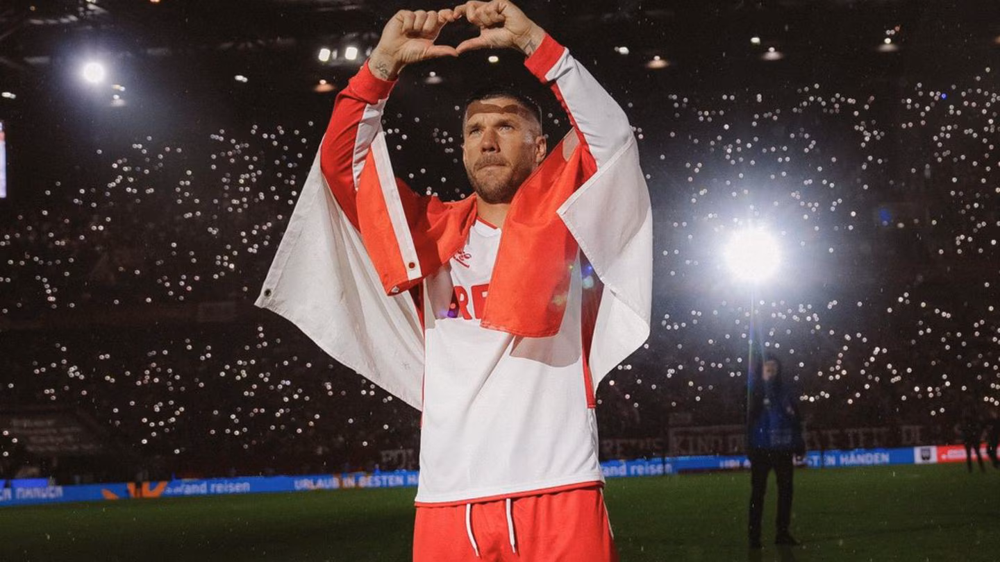 Lukas Podolski, personagem central do documentário Poldi da Netflix