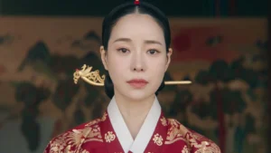 Kang Dan Shim em trajes da era Joseon na série My Royal Nemesis