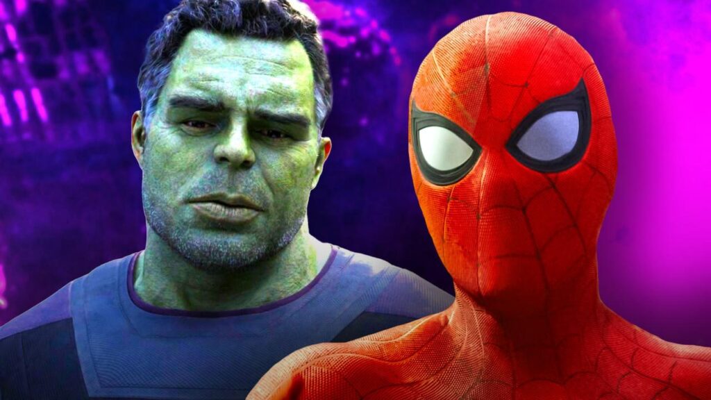 Por que o Hulk selvagem voltou e o que isso significa para o Homem-Aranha em um Novo Dia Hulk selvagem e Homem-Aranha em confronto direto, cena de ação dos quadrinhos Marvel