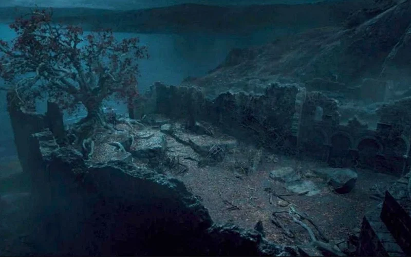 weirwood tree harrenhal A Casa do Dragão