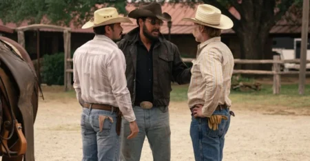 Rancho Dutton e o que muda no universo de Yellowstone a partir do episódio 5 Beth Dutton e Rip Wheeler no rancho 10-Petals, no spin-off Rancho Dutton do Paramount+