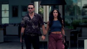 Rosário Tijeras 5ª temporada - cena dramática com personagem principal enfrentando conflito familiar
