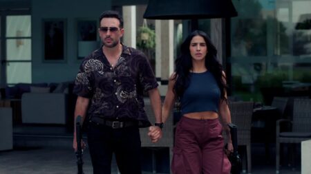 Rosário Tijeras 5ª temporada - cena dramática com personagem principal enfrentando conflito familiar
