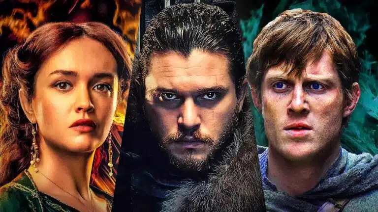 Pôster da trilogia de Game of Thrones com 'O Cavaleiro dos Sete Reinos' consolidando a saga épica
