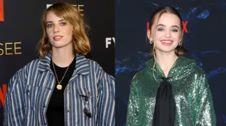 Maya Hawke e Nell Fisher se reencontram em thriller da Netflix sobre desaparecimento Maya Hawke e Nell Fisher em cena do thriller de desaparecimento da Netflix