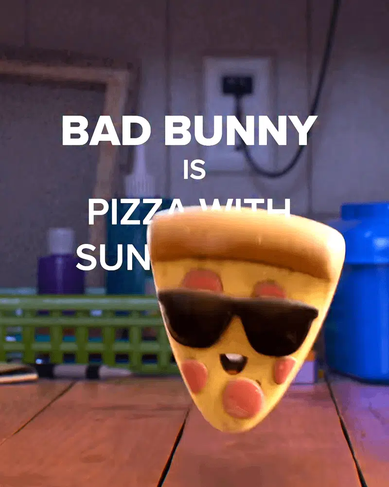 Cena de Toy Story 5 com personagem acusado de plágio inspirado em Bad Bunny