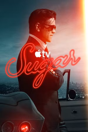 Cena da 2ª temporada da série Sugar, do Apple TV+
