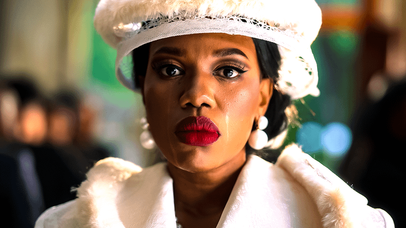Gugu Gumede como Joyce em cena de The Polygamist