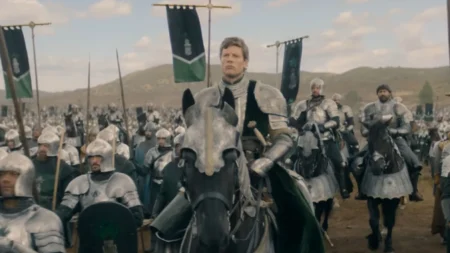 Rhaenyra Targaryen confronta o falso Daeron em Porto Real - Casa do Dragão S3E3
