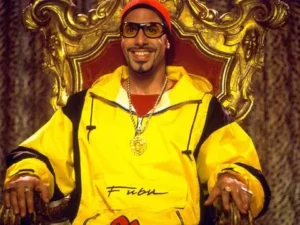 Ali G em cena que reflete método de comédia com pessoas reais