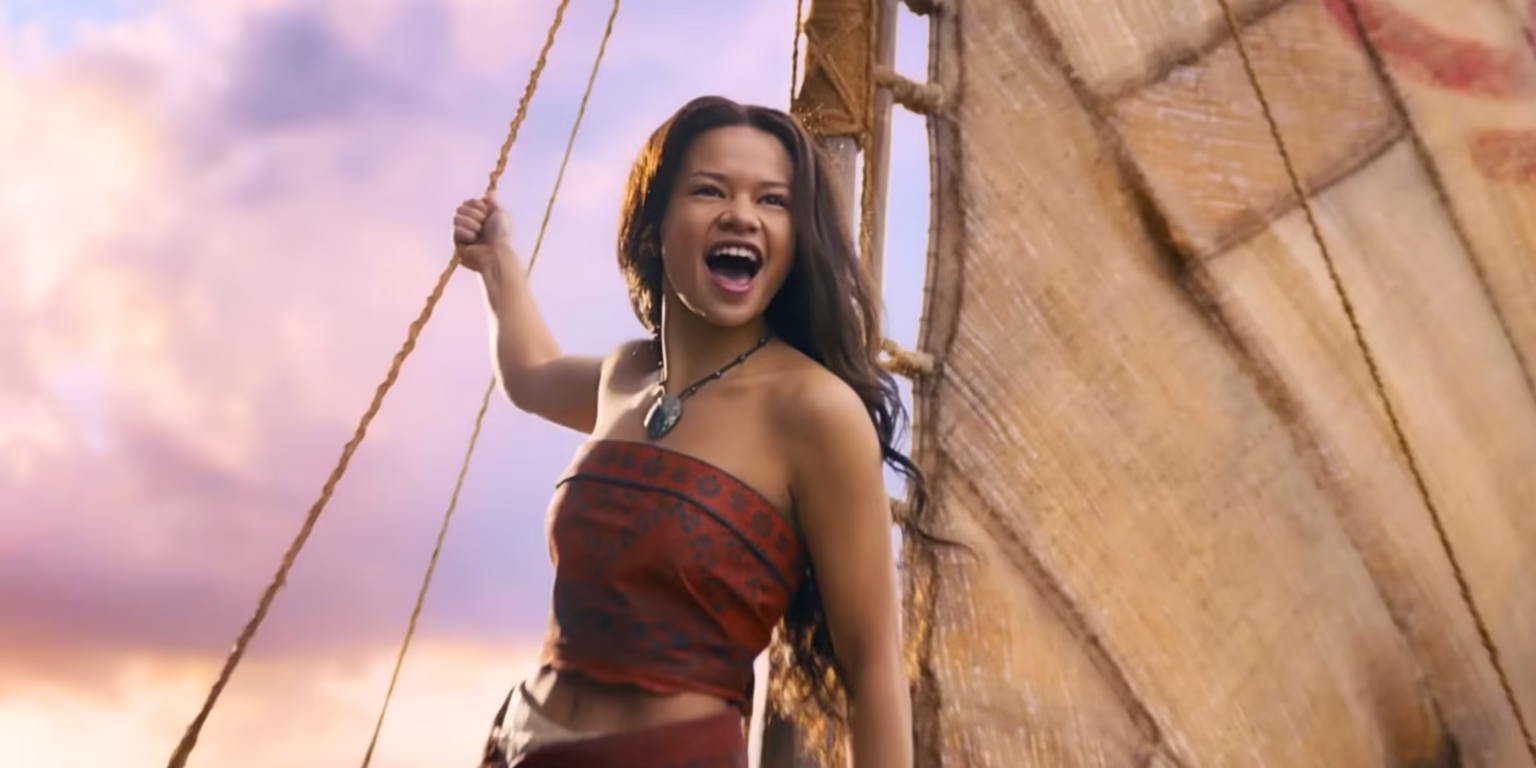 Catherine Laga'aia como Moana no remake live-action Disney 2026