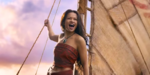 Catherine Laga'aia como Moana no remake live-action Disney 2026