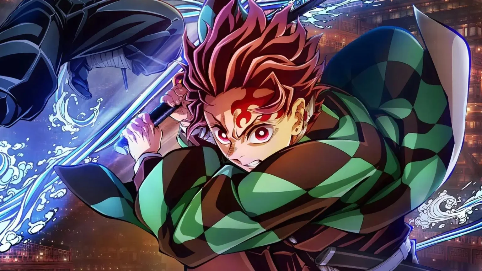 Demon Slayer: Castelo Infinito já está na Crunchyroll Brasil; veja onde assistir Tanjiro em cena de Demon Slayer: Castelo Infinito na Crunchyroll