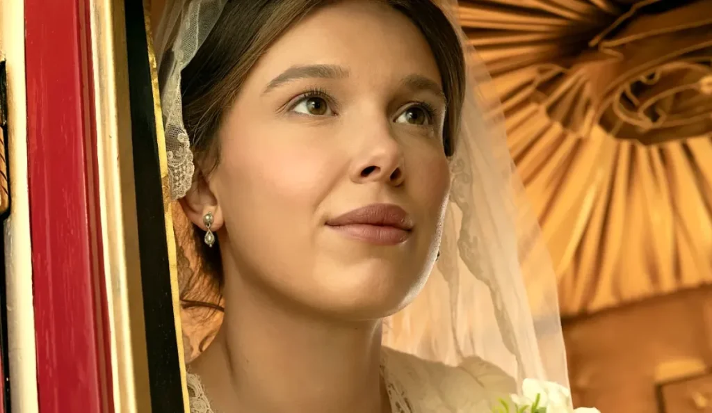 Millie Bobby Brown interpreta Enola Holmes em Enola Holmes 3 na Netflix