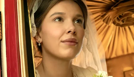 Millie Bobby Brown interpreta Enola Holmes em Enola Holmes 3 na Netflix