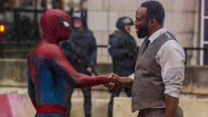 Jean Grey com poder mutante ativado em Homem-Aranha