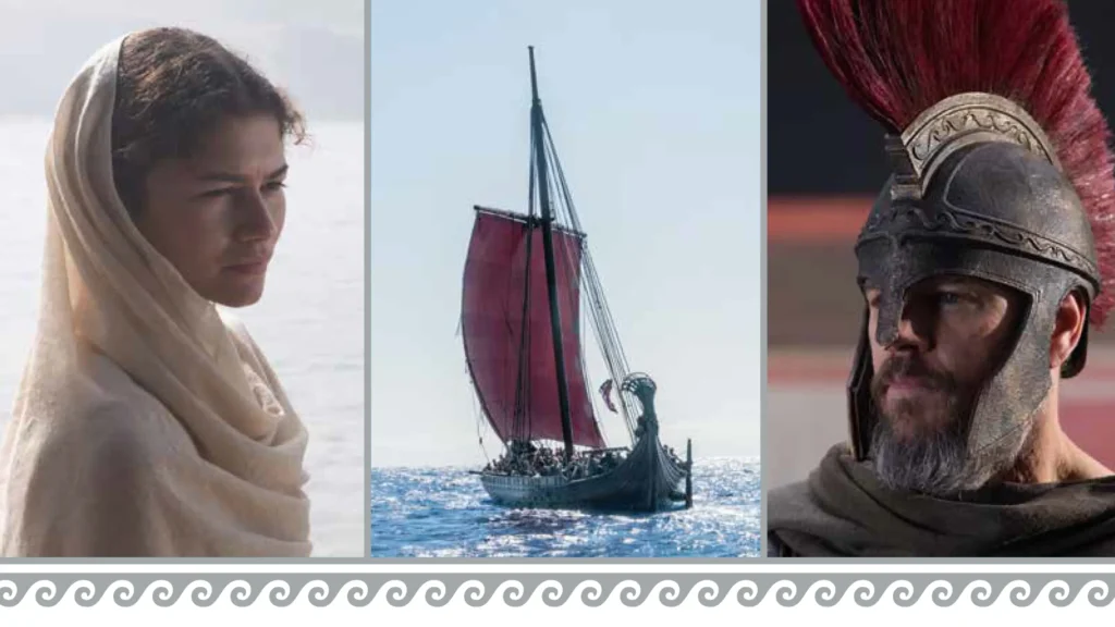 Livros companion de A Odisseia: datas e conteúdo confirmados Matt Damon como Odysseus em cena do épico A Odisseia de Christopher Nolan