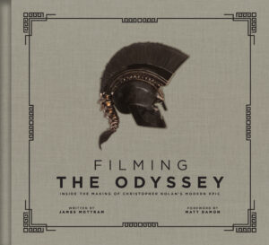 Capa do livro Filming the Odyssey sobre bastidores da produção do filme