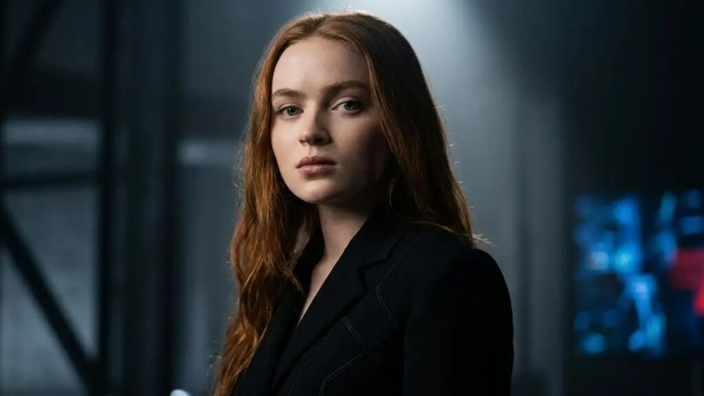 Homem-Aranha: Um Novo Dia o deslize que entregou a Jean Grey de Sadie Sink antes da hora Sadie Sink no tapete vermelho pré-estreia Homem-Aranha Um Novo Dia Los Angeles
