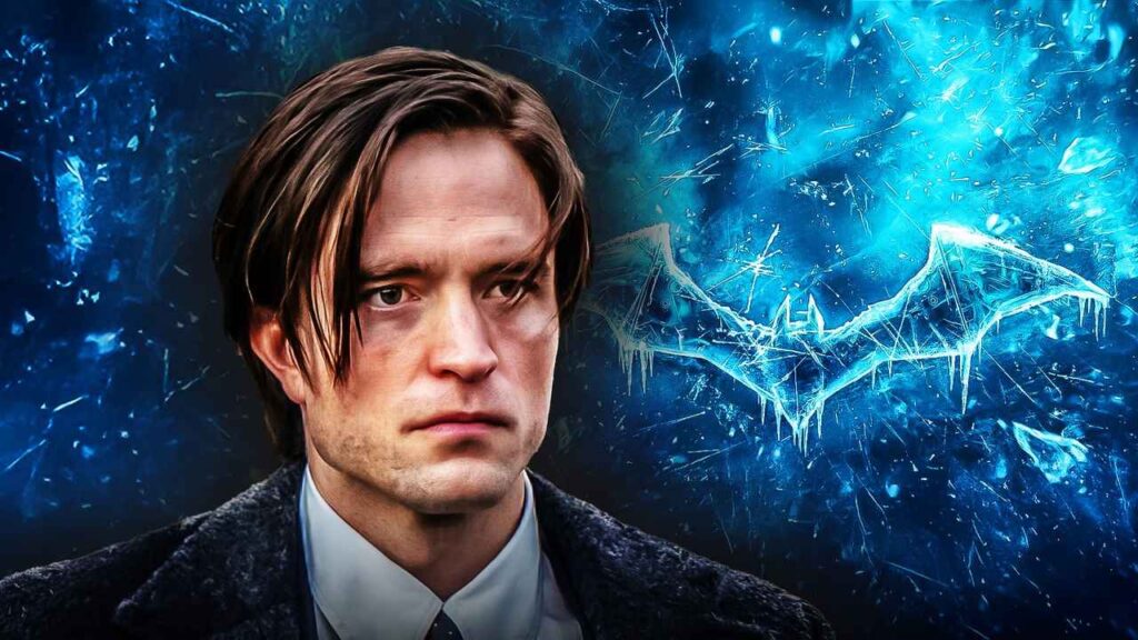 Robert Pattinson mostra novo visual de Bruce Wayne e confirma filmagens de Batman: Parte II Robert Pattinson terno cinza gravata preta première A Odisseia Londres