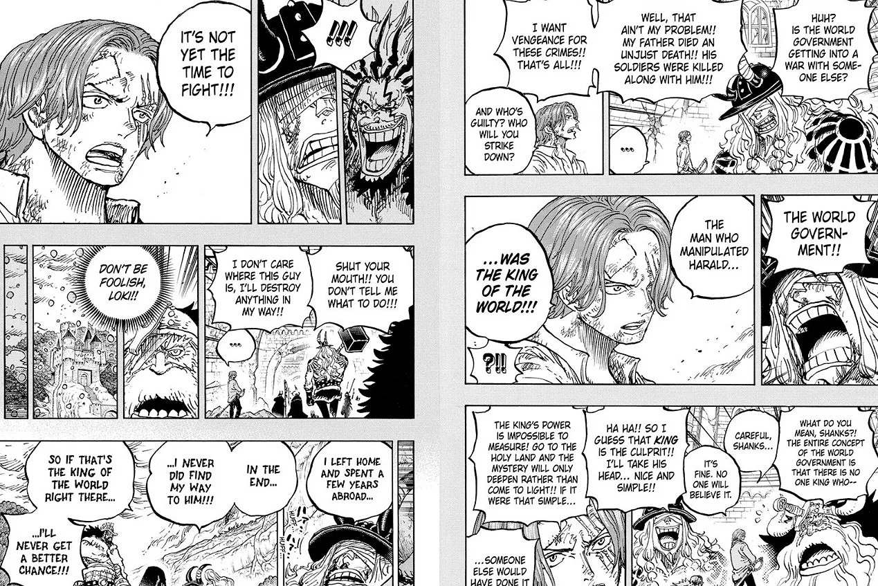 Shanks e Loki - One Piece Capítulo 1189