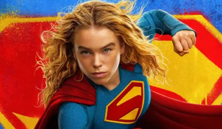 Milly Alcock como Supergirl no filme da DC Studios Warner Bros