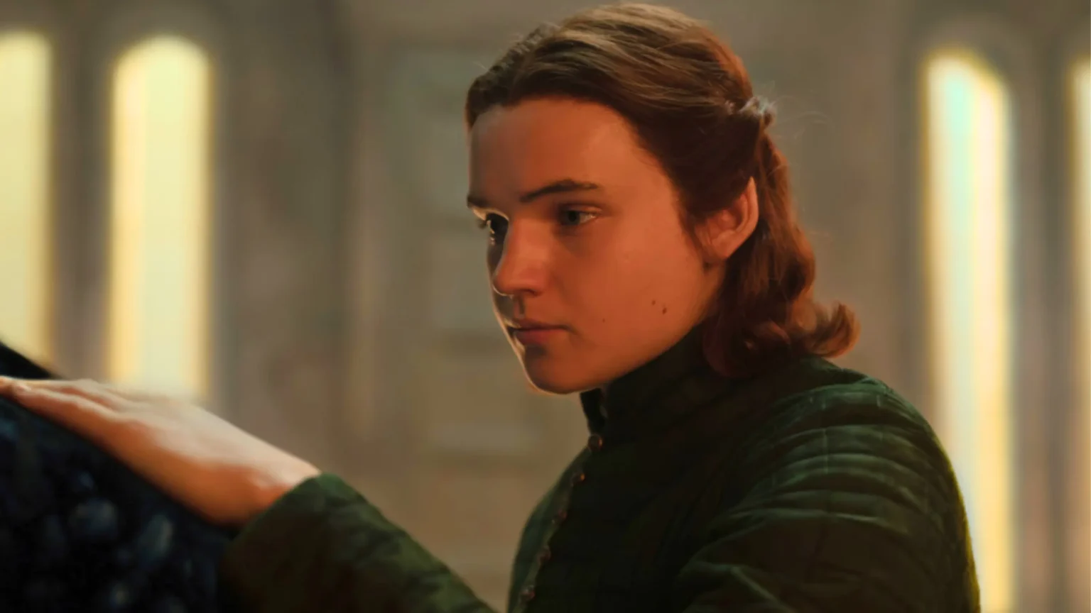 Daeron Targaryen preso às correntes de Tessarion no incêndio de Tumbleton