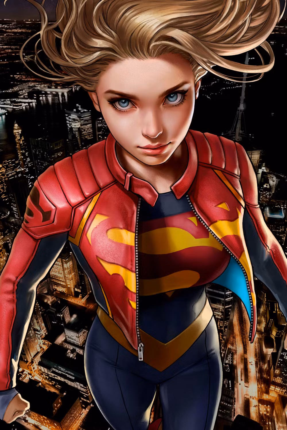 Supergirl Comic Art by Talavera